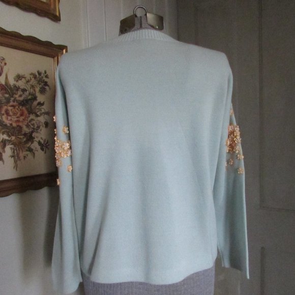 J CREW Sweater with Embellished Sleeves - Picture 4 of 6